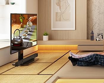 Amazon.co.jp: FITUEYES テレビスタンド 大型テレビ台 壁寄せ 卓上 首